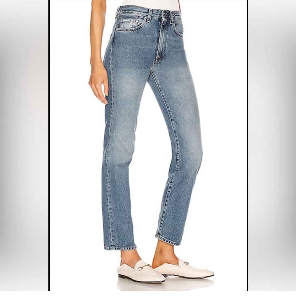 Toteme Light Blue Straight-Leg Jeans